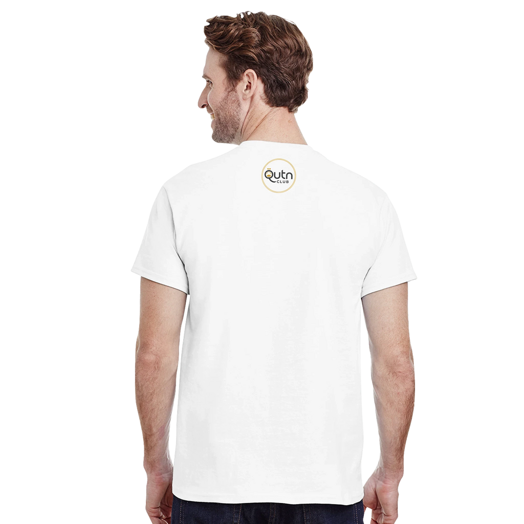 Baba Ghanouj Foodie T-Shirt – Lifestyle Shot – Levantine Dip Design | Qutn Club