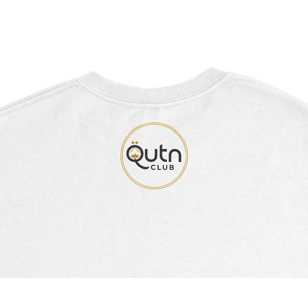 Baba Ghanouj Foodie T-Shirt – Back View – Levantine Dip Design | Qutn Club