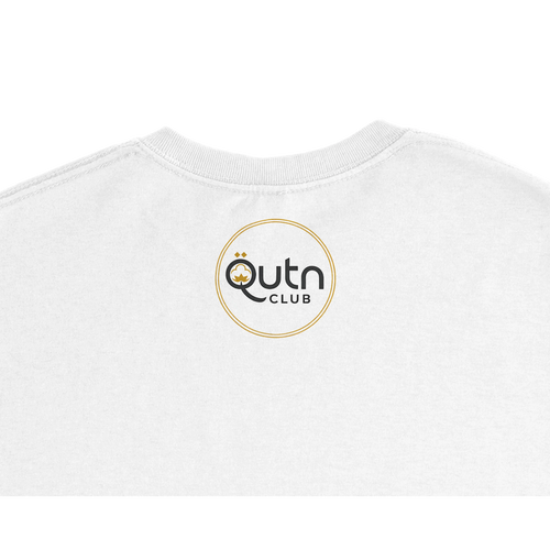 Baba Ghanouj Foodie T-Shirt – Back View – Levantine Dip Design | Qutn Club